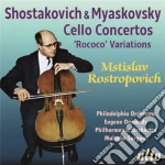 Mstislav Rostropovich: Shostakovich & Miaskovsky - Cello Concertos cd