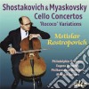 Mstislav Rostropovich: Shostakovich & Miaskovsky - Cello Concertos cd