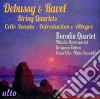 Claude Debussy / Maurice Ravel - String Quartets, Cello Sonata cd