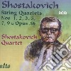 Shostakovich Dmitri - Quartetto Per Archi N.1 Op 49 (1938) In (2 Cd) cd