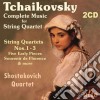 Pyotr Ilyich Tchaikovsky - Complete Music For String Quartets (2 Cd) cd