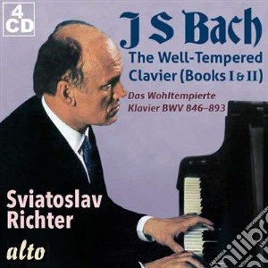 Johann Sebastian Bach - The Well-Tempered Clavier (Books I & II) (4 Cd) cd musicale di Bach Johann Sebastia