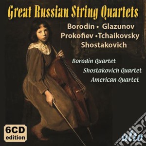 Great Russian String Quartets (6 Cd) cd musicale di Borodin Alexander Po