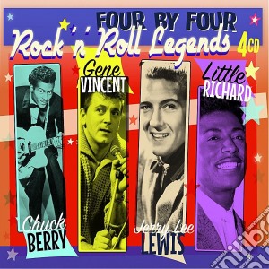 Four By Four: Rock 'N' Roll Legends / Various (4 Cd) cd musicale di Four By Four