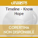 Timeline - Know Hope cd musicale di Timeline