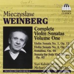 Mieczyslaw Weinberg - Sonate Per Violino (integrale) , Vol.1