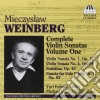 Mieczyslaw Weinberg - Sonate Per Violino (integrale) , Vol.1 cd