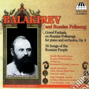 Mily Balakirev - Grand Fantasia Su Canti Popolari Russi Op.4 (per Pianoforte E Orchestra) cd musicale di Balakirev mily alexe