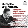 Mieczyslaw Weinberg - Complete Violin Sonatas, Vol.2 cd