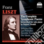 Franz Liszt - Poemi Sinfonici (trascr. Per Pianoforte), Vol.1 cd