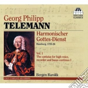 Georg Philipp Telemann - Harmonischer Gottes-Dienst Vol.1 cd musicale di Telemann georg phili