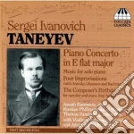 Sergei Taneyev - Concerto Per Pianoforte E Musica Per Pianoforte Solo cd