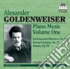 Alexander Goldenweiser - Musica Per Pianoforte, Vol.1 cd