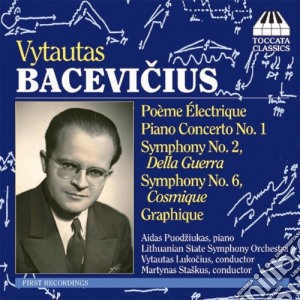 Vytautas Bacevicius - Poeme Electrique, Piano Concerto No.1 cd musicale di Vytautas Bacevicius