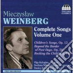 Mieczyslaw Weinberg - Complete Songs, Vol.1 cd