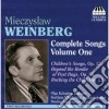 Mieczyslaw Weinberg - Complete Songs, Vol.1 cd