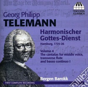 Georg Philipp Telemann - Harmonischer Gottes-Dienst Vol.4 cd musicale di Telemann georg phili