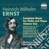 Heinrich Wilhelm Ernst - Musica Per Violino E Pianoforte (Integrale), Vol.1 cd