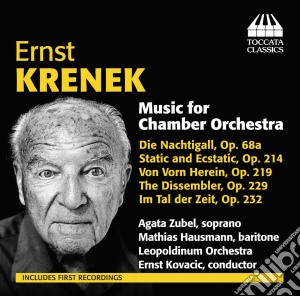 Ernst Krenek - Musica Per Orchestra Da Camera cd musicale di Krenek Ernst