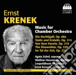 Ernst Krenek - Musica Per Orchestra Da Camera cd
