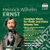 Heinrich Wilhelm Ernst - Musica Per Violino E Pianoforte (Integrale), Vol.2 cd