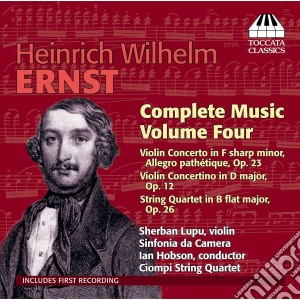 Heinrich Wilhelm Ernst - Complete Music, Vol.4 cd musicale di Ernst