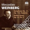 Mieczyslaw Weinberg - Symphony No.21, Polish Tunes Op.47 cd