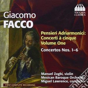Giacomo Facco - Pensieri Adriarmonici cd musicale di Facco Giacomo