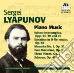 Lyapunov Sergey Mikhaylovich - Opere Per Pianoforte: 3 Pezzi Op.1, 2 Mazurche Op.9
