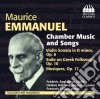Maurice Emmanuel - Opere Cameristiche cd