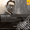 Hans Gal - Musik Fur Viola, Vol.1 cd