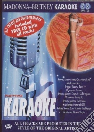 (Music Dvd) Madonna / Britney Karaoke (Partytime Karaoke) / Various (Dvd+Cd) cd musicale