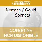 Norman / Gould - Sonnets cd musicale di Norman / Gould