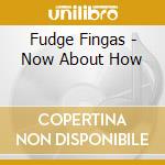 Fudge Fingas - Now About How cd musicale di Fudge Fingas