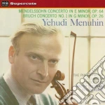 Felix Mendelssohn / Max Bruch - Violin Concertos - Menuhin/Po/Susskind cd