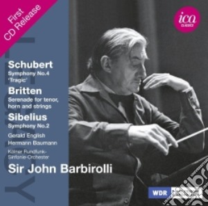 John Barbirolli - Schubert, Britten, Sibelius (2 Cd) cd musicale di Franz Schubert