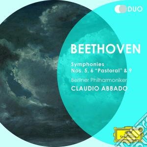 Symphonies 5,6 & 9 cd musicale di Beethoven