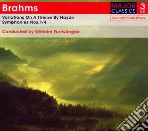 Symphonies 1-4/variations on a theme of cd musicale di Brahms