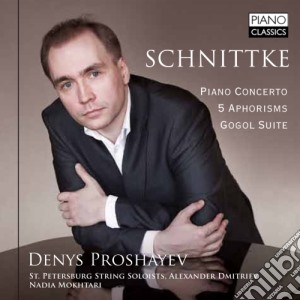 Alfred Schnittke - Concerto Per Pianoforte E Archi, 5 Aforismi, Gogol Suite cd musicale di Alfred Schnittke