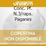 Conc. Pf. N.3/raps. Paganini cd musicale di RACHMANINOV