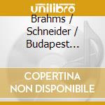 Brahms / Schneider / Budapest String Quartet - String Quartet No 3 cd musicale di BRAHMS