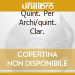 Quint. Per Archi/quint. Clar. cd
