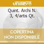 Quint. Archi N. 3, 4/artis Qt. cd musicale di Wolfgang Amadeus Mozart