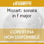 Mozart: sonata in f major cd musicale di Murray Perahia