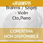 Brahms / Szigeti - Violin Cto,Piano cd