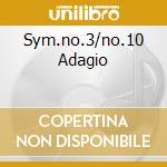 Sym.no.3/no.10 Adagio cd musicale di MAHLER