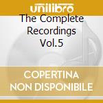 The Complete Recordings Vol.5 cd