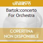 Bartok:concerto For Orchestra cd