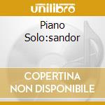 Piano Solo:sandor cd