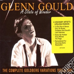 Johann Sebastian Bach - Variazioni Goldberg 1955 + 1981 (3 Cd) cd musicale di Glenn Gould